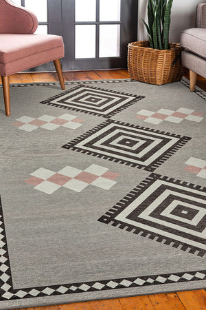 Kilim Kiki Mushroom Washable Rug