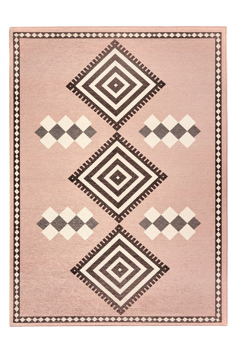 Kilim Kiki Petal Pink Washable Rug