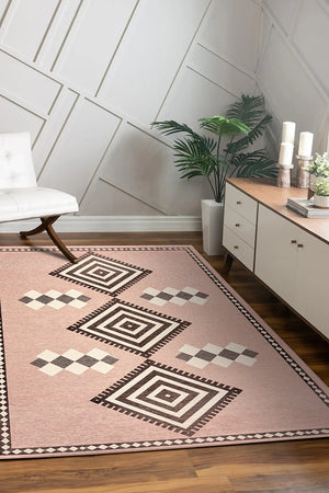 Kilim Kiki Petal Pink Washable Rug