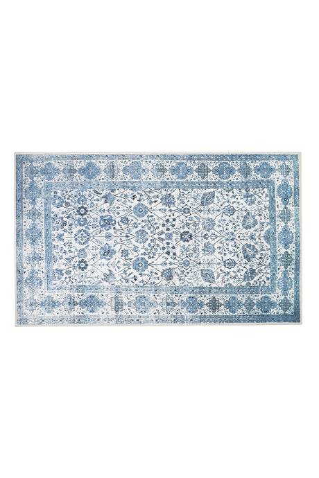 Lerik Blue Washable Rug