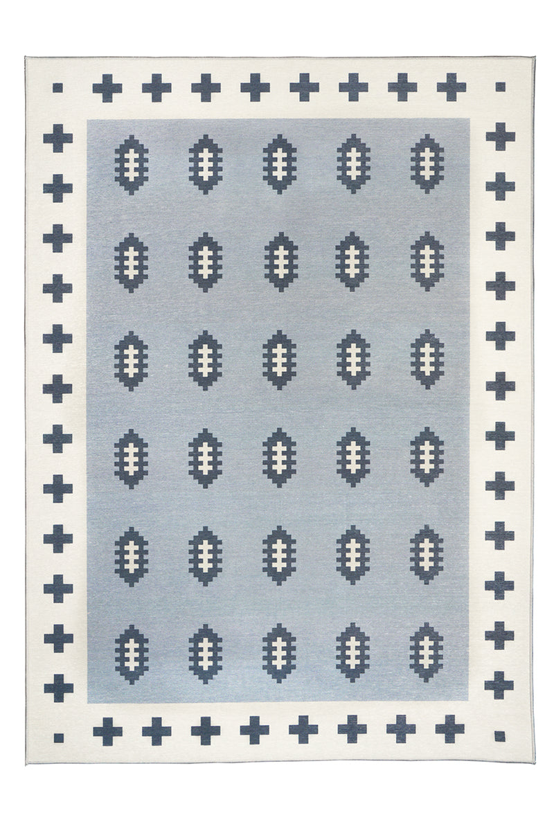 Nordic Weave Cool Grey Washable Rug