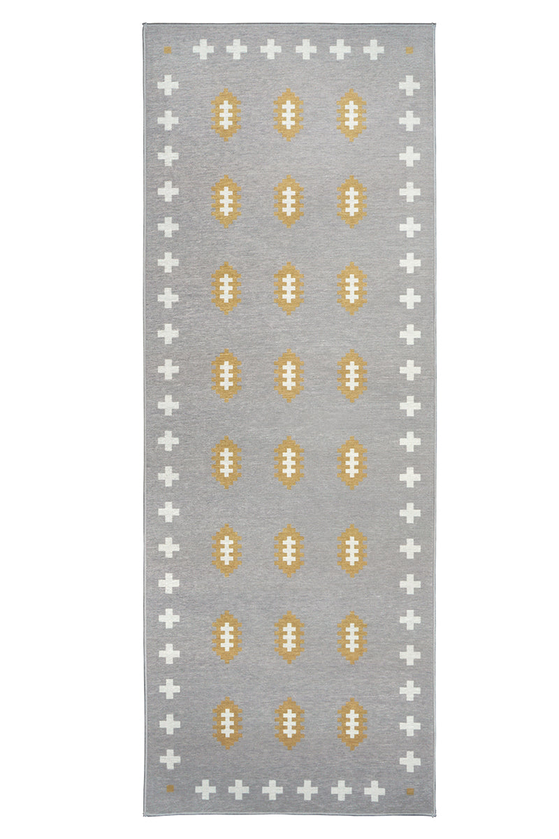 Nordic Weave Mushroom Washable Rug