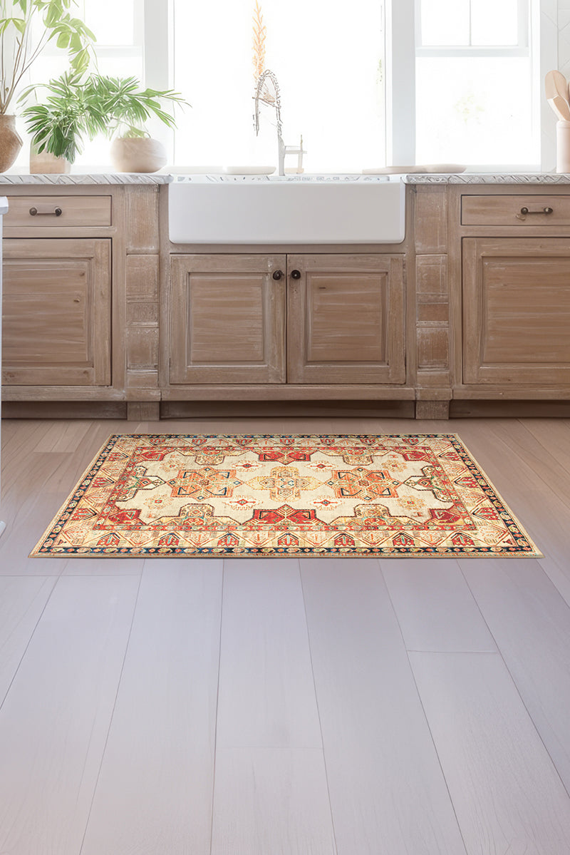 Ottoman Natural Washable Rug