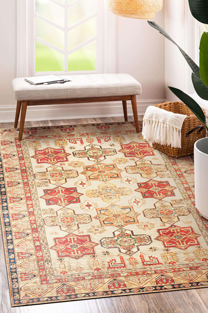 Ottoman Natural Washable Rug