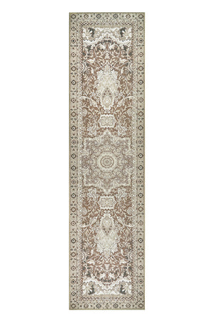 Parviz Brown Washable Rug