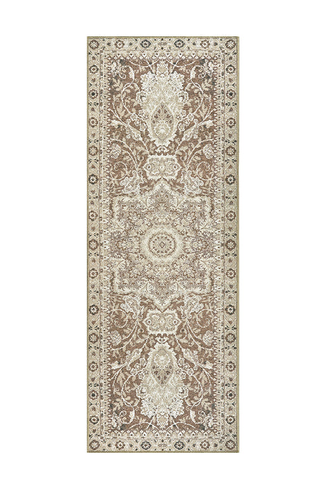 Parviz Brown Washable Rug