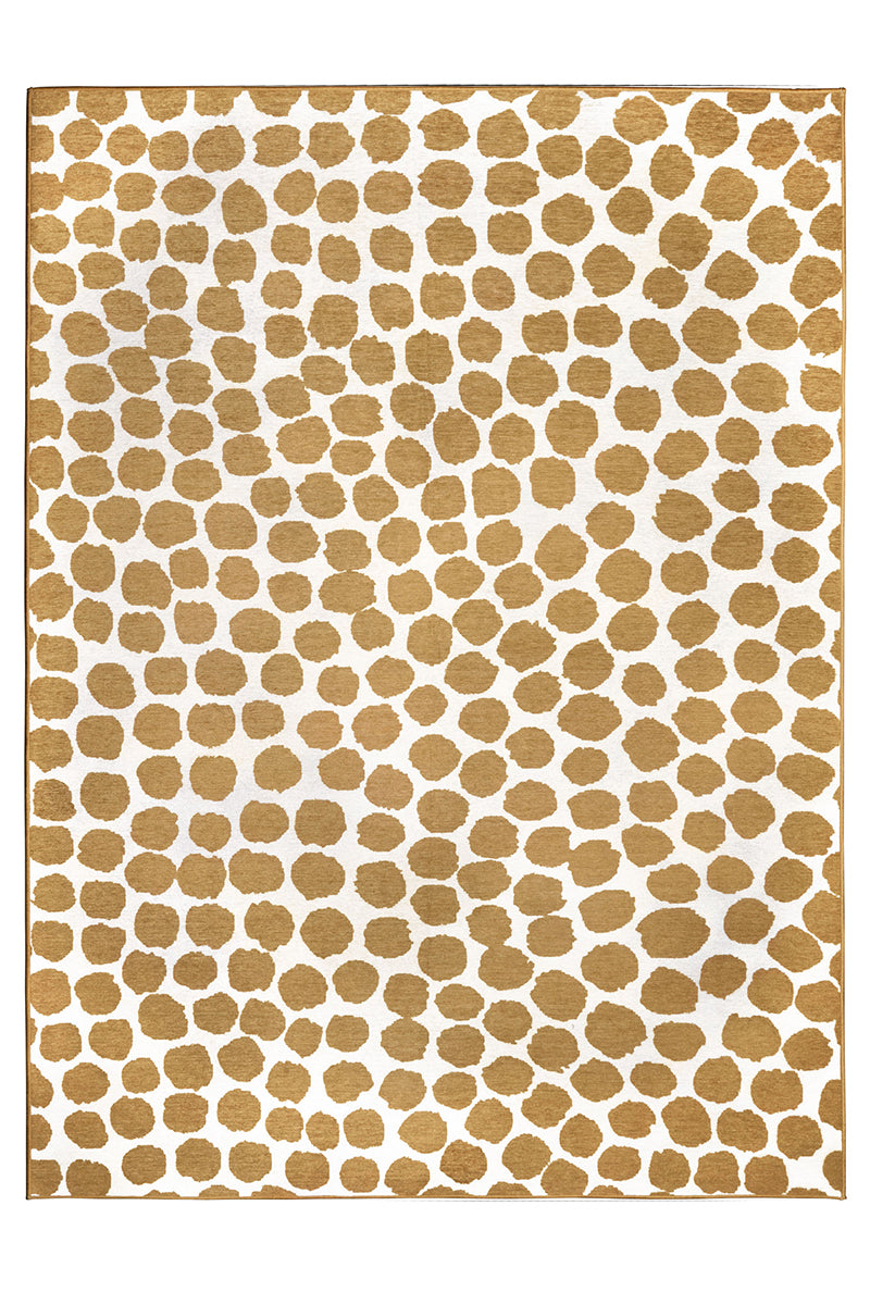 Puff Dotty Honey Beige Washable Rug