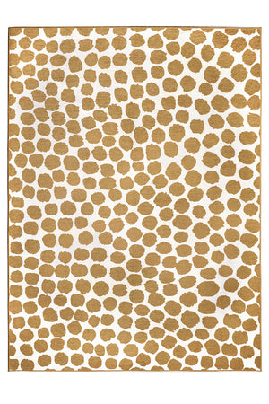 Puff Dotty Honey Beige Washable Rug