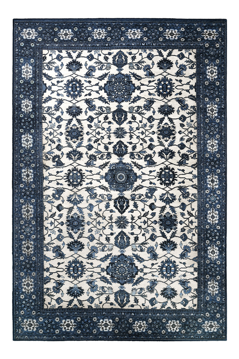 Ramage Blue Washable Rug