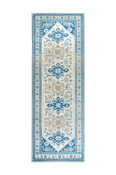 Saraz Blue Washable Rug