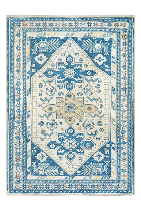 Saraz Blue Washable Rug