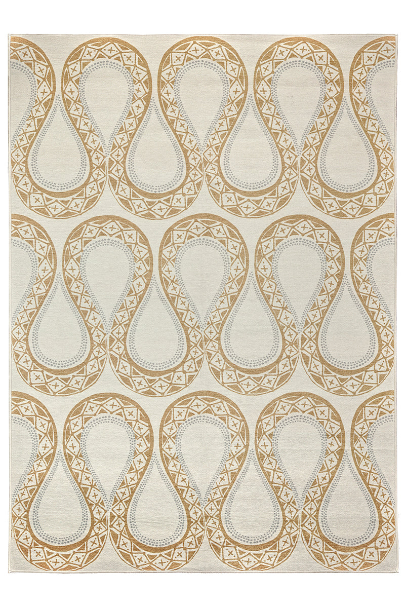 Serpentine Stone Washable Rug