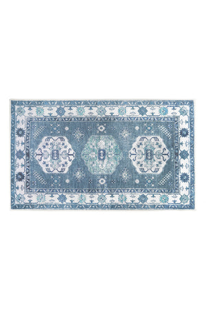 Shary Blue Washable Rug