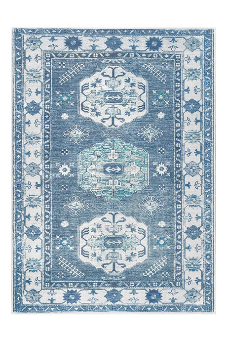 Shary Blue Washable Rug