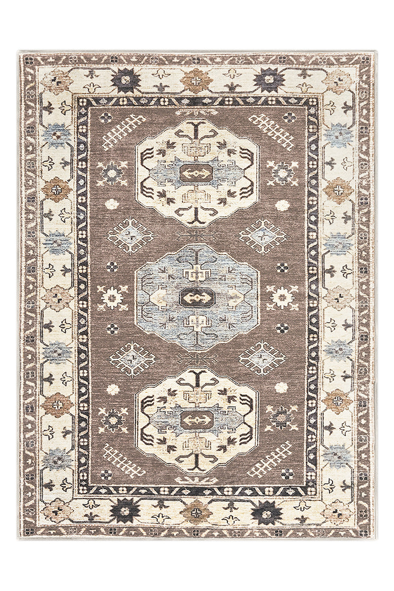 Shary Coffee Brown Washable Rug