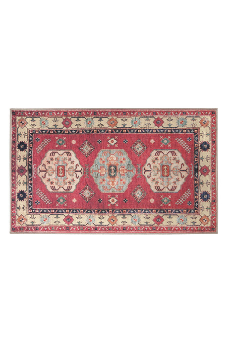 Shary Coral Washable Rug