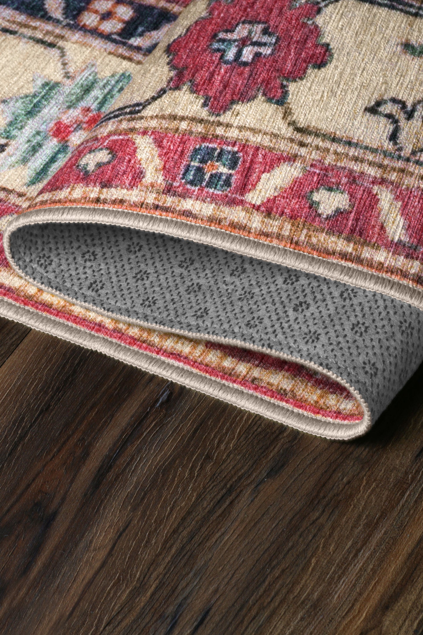 Shary Coral Washable Rug