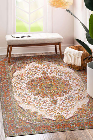 Zahara Amber Washable Rug