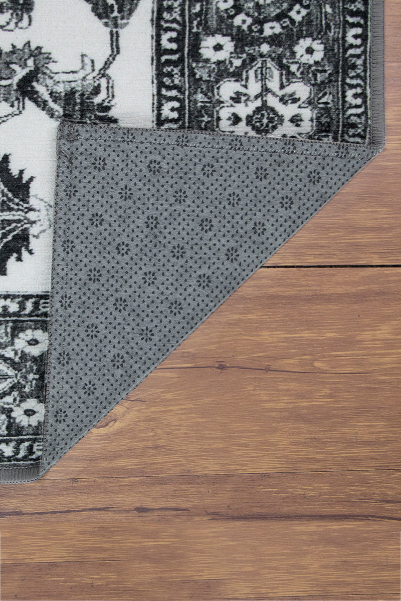 Ramage Grey Washable Rug