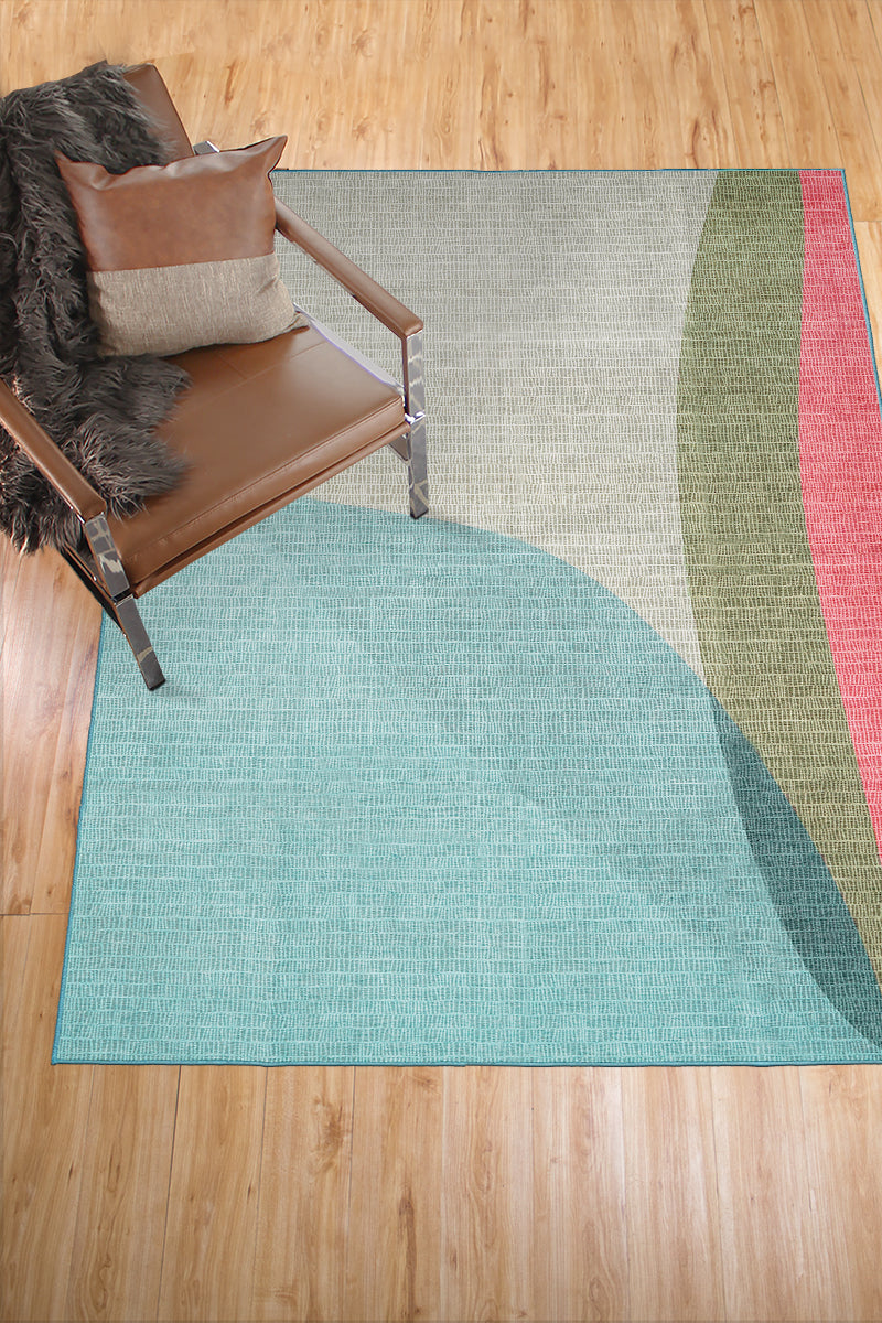 Cove Green Washable Rug