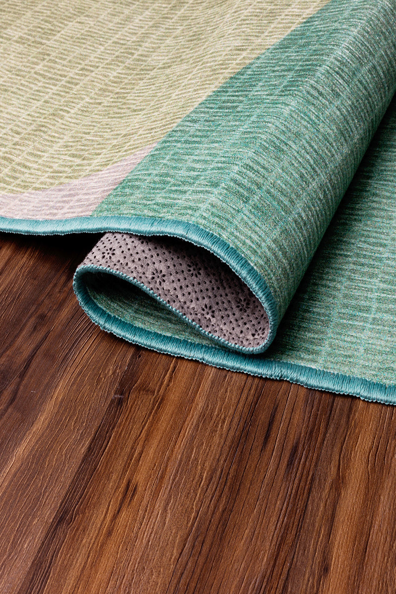 Cove Green Washable Rug