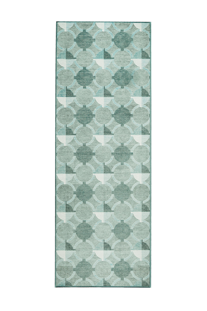 Dula Light Sage Green Washable Rug