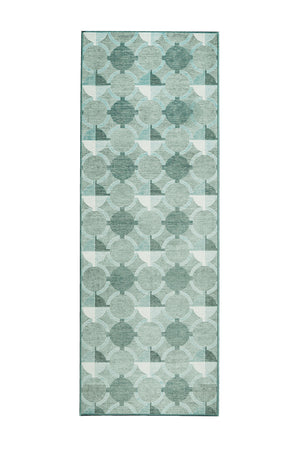 Dula Light Sage Green Washable Rug