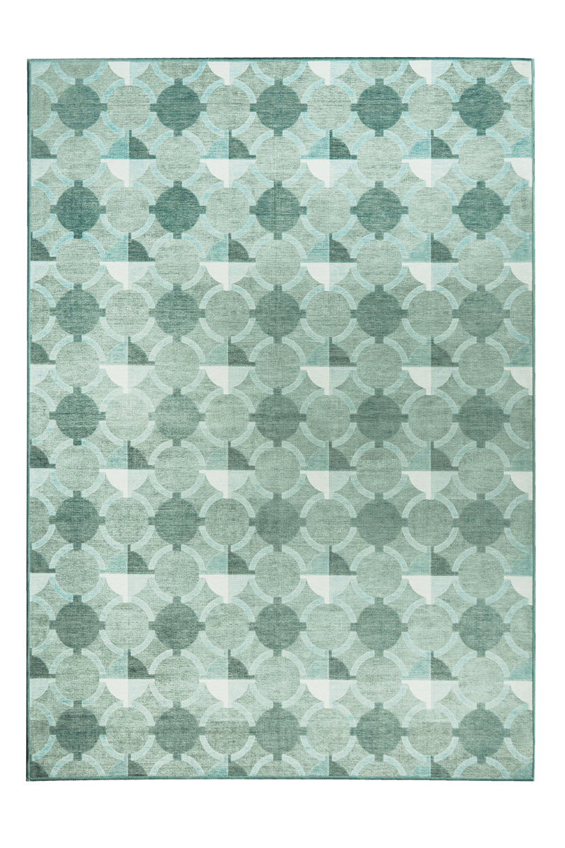 Dula Light Sage Green Washable Rug