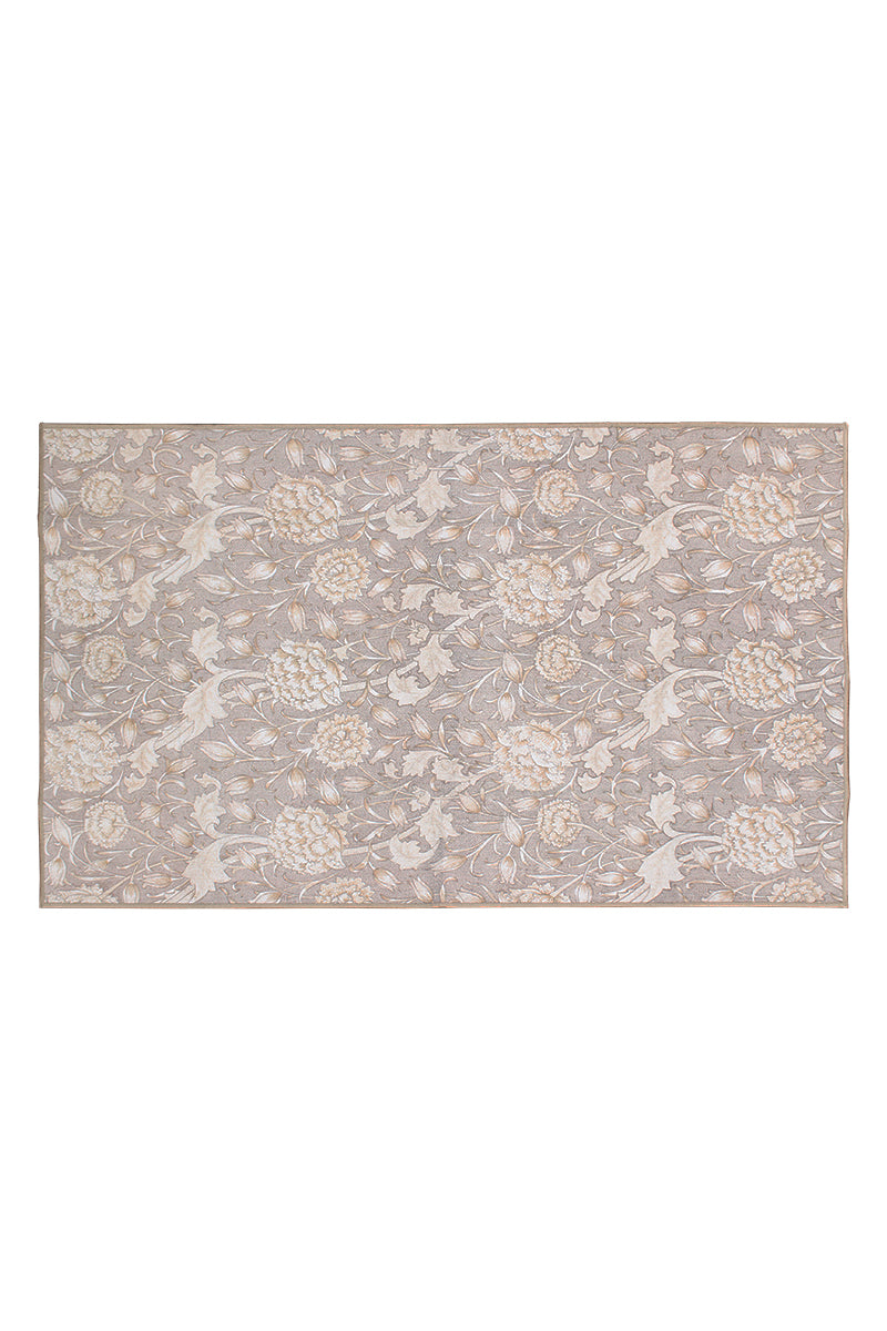 Kalini Floral Natural Washable Rug