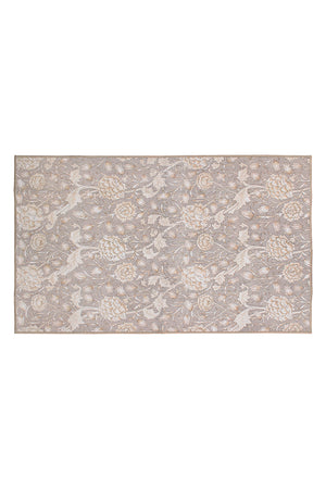 Kalini Floral Natural Washable Rug