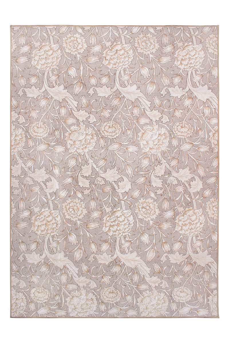 Kalini Floral Natural Washable Rug