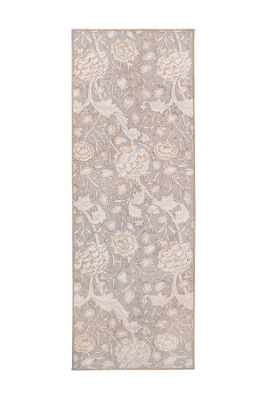 Kalini Floral Natural Washable Rug