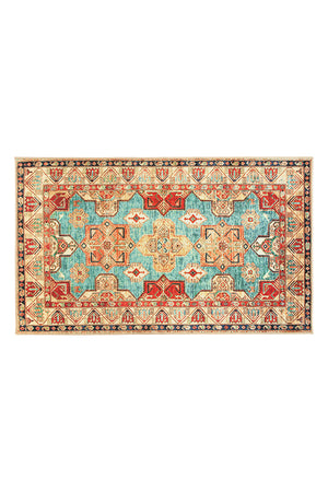 Ottoman Turquoise Washable Rug