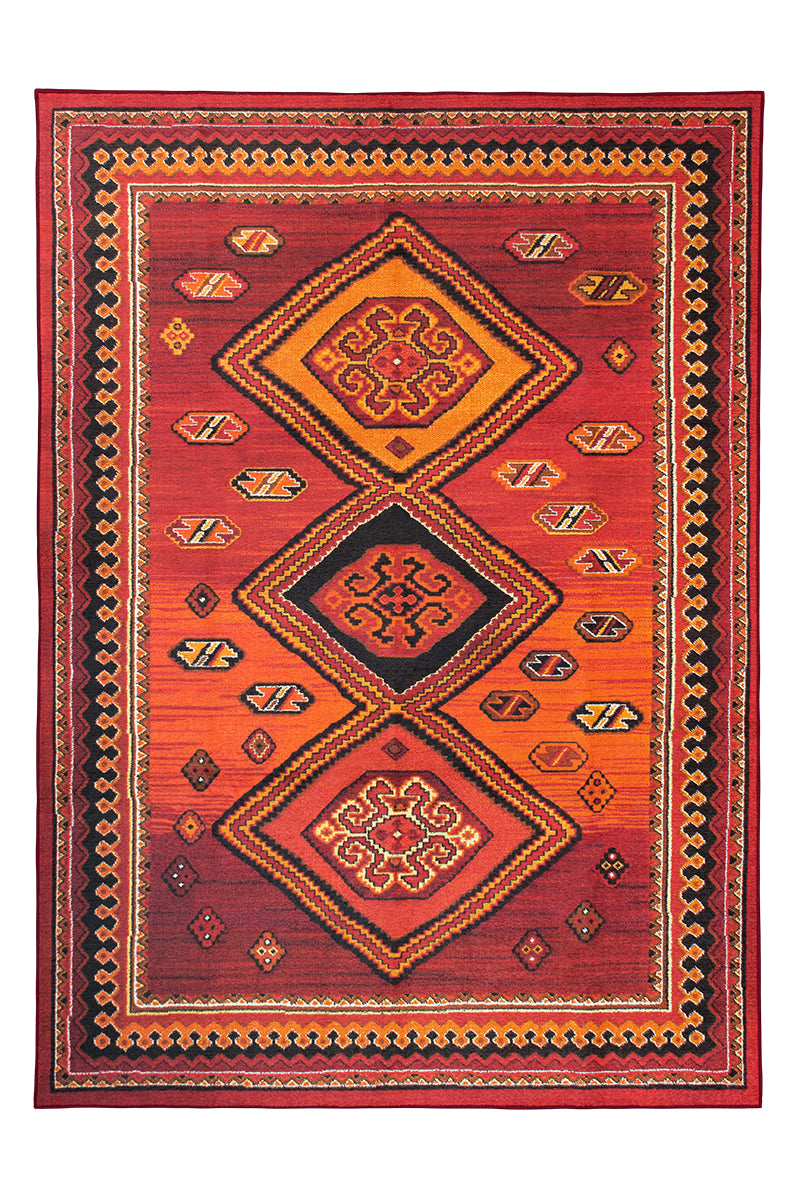 Phoenix Kilim Garnet Washable Rug