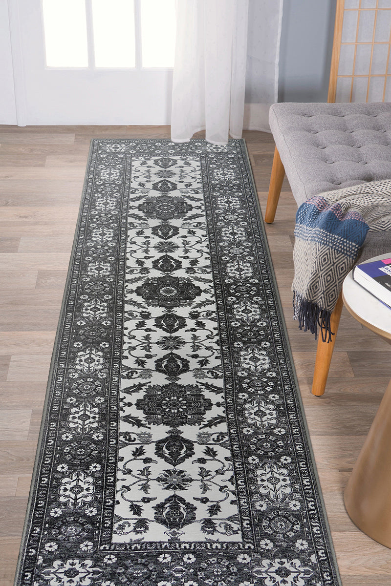 Ramage Grey Washable Rug