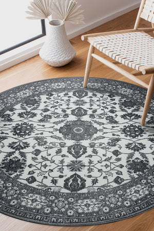 Ramage Grey Washable Rug