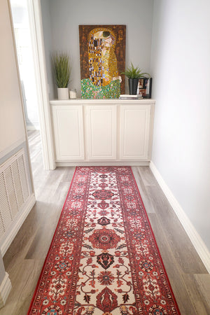 Ramage Maroon Washable Rug