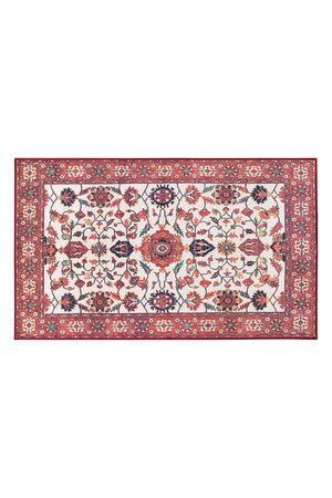 Ramage Maroon Washable Rug