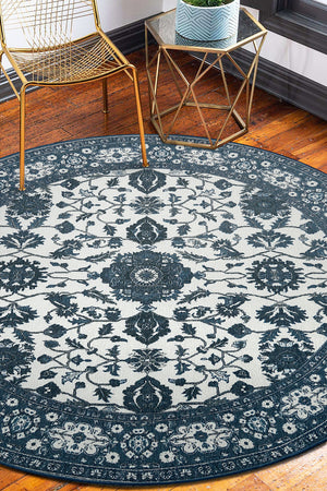 Ramage Blue Washable Rug