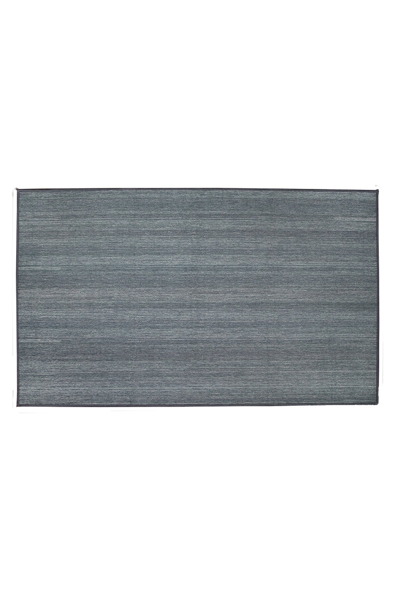 Solid Grey Washable Rug