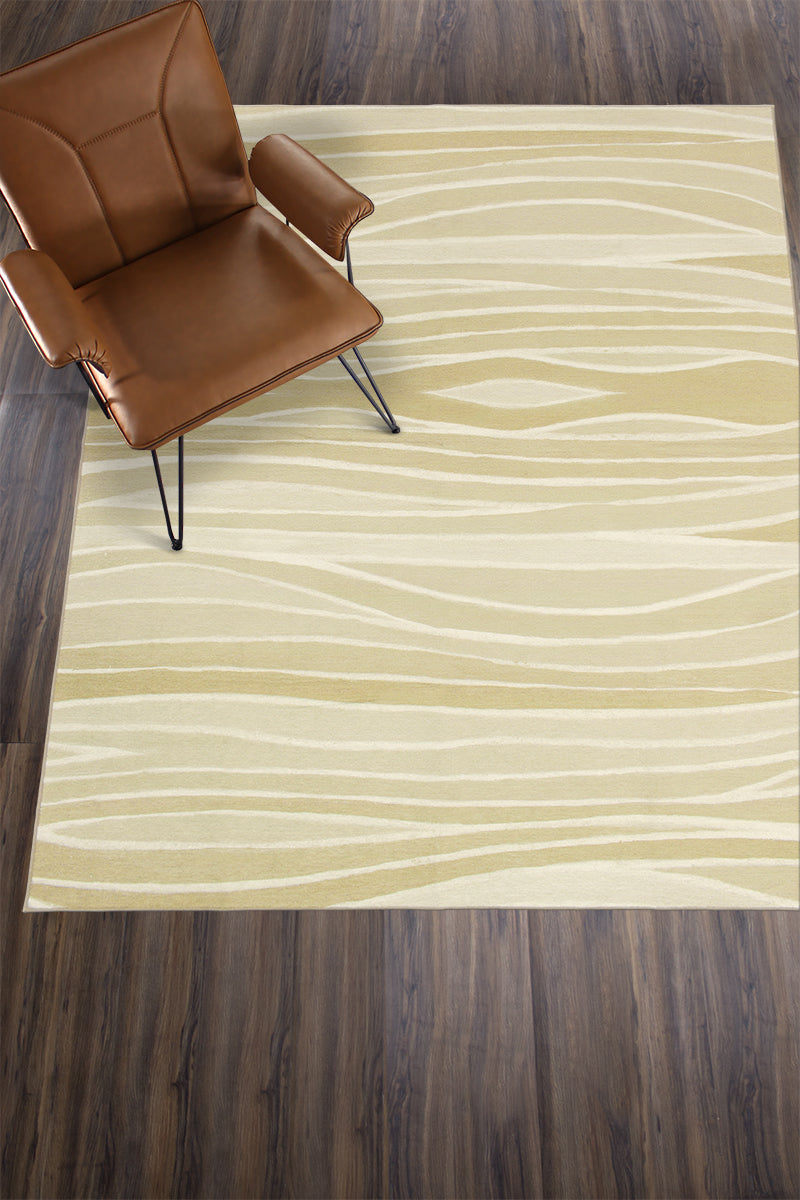 Waves Natural Washable Rug