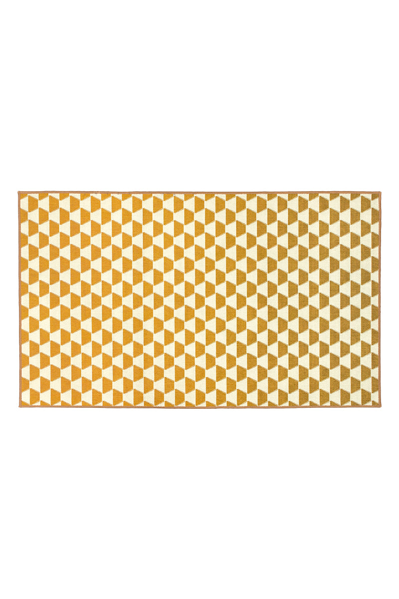 Yanis Yellow Gold Washable Rug