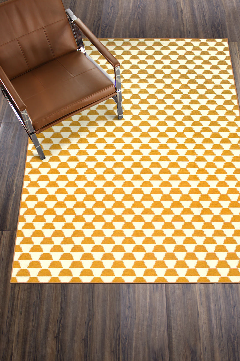 Yanis Yellow Gold Washable Rug